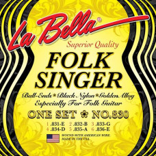 LA BELLA 830 Folksinger Комплект струн
