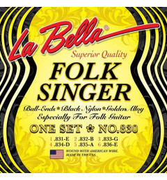 LA BELLA 830 Folksinger Комплект струн